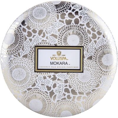 Voluspa Mokara Lys - Dekorativ Metallboks - 340g Voluspa Mokara Lys - Dekorativ Metallboks - 340g