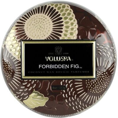 Voluspa Forbidden Fig Lys - 113g/4oz - Duft, Dekorativ Tinn Voluspa Forbidden Fig Lys - 113g/4oz - Duft, Dekorativ Tinn