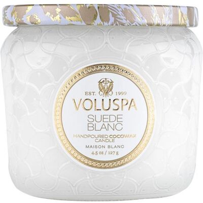 Voluspa Maison Blanc Suede Blanc Duftlys - Duftlys Voluspa Maison Blanc Suede Blanc Duftlys - Duftlys