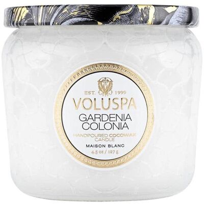 Voluspa Gardenia Petite Jar Lys - Duft, Håndlaget, 35t Voluspa Gardenia Petite Jar Lys - Duft, Håndlaget, 35t