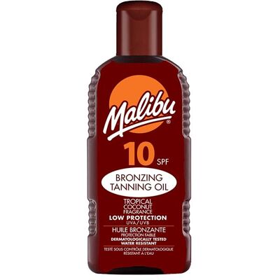 Malibu Merke Modell - Sololje SPF10 Malibu Merke Modell - Sololje SPF10