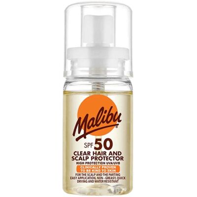 Malibu Merke SPF50 Klar Hår & Hodebunnsbeskytter 50ml - Solbeskyttelse Malibu Merke SPF50 Klar Hår & Hodebunnsbeskytter 50ml - Solbeskyttelse