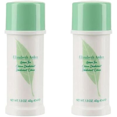 2-pack Elizabeth Arden Green Tea Cream Deodorant 40ml 2-pack Elizabeth Arden Green Tea Cream Deodorant 40ml