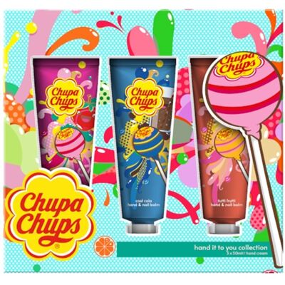 Chupa Chups Hånd- og Neglekremsesett - Søte Dufter Chupa Chups Hånd- og Neglekremsesett - Søte Dufter