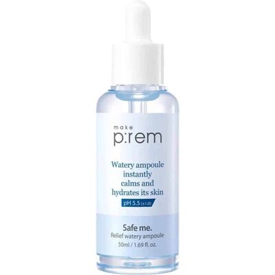Make P:rem Safe Me. Relief Watery Ampoule 50ml Make P:rem Safe Me. Relief Watery Ampoule 50ml