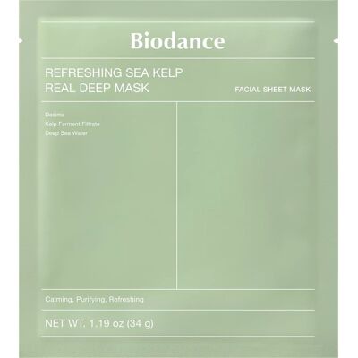 Biodance Refreshing Sea Kelp Real Deep Sheet Mask 34g Biodance Refreshing Sea Kelp Real Deep Sheet Mask 34g