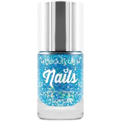 BeautyUK Beauty UK Glitter Nail Polish - Supernova Blue BeautyUK Beauty UK Glitter Nail Polish - Supernova Blue