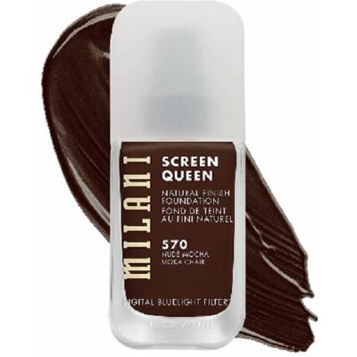 Milani Nude Mocha Screen Queen Foundation - 570N 30ml Milani Nude Mocha Screen Queen Foundation - 570N 30ml