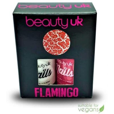BeautyUK Beauty UK Nails Wild Things - Flamingo 2x11ml BeautyUK Beauty UK Nails Wild Things - Flamingo 2x11ml