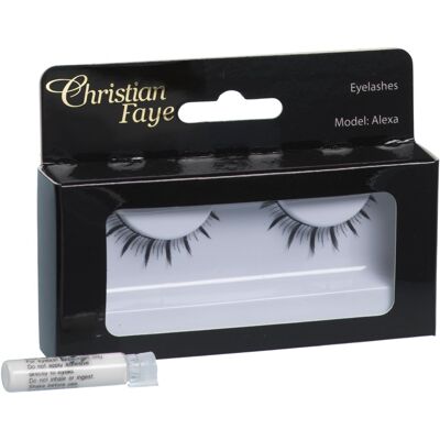 Christian Faye Eyelashes Alexa With Glue Christian Faye Eyelashes Alexa With Glue