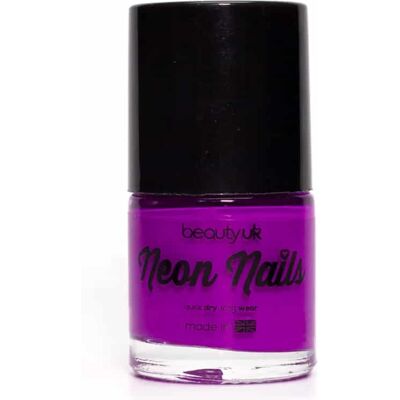 BeautyUK Beauty UK Neon Nail Polish - Purple BeautyUK Beauty UK Neon Nail Polish - Purple