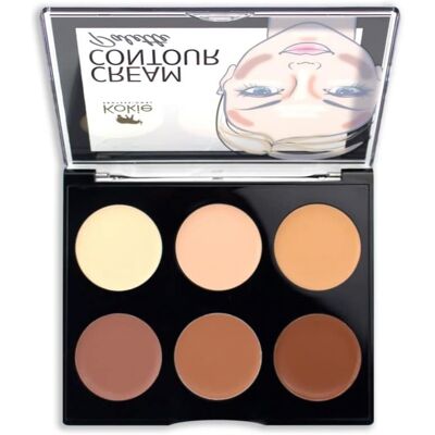 Kokie Cosmetics Kokie Kremkontur Palette - Lys/Middels - Sminke Palett Kokie Cosmetics Kokie Kremkontur Palette - Lys/Middels - Sminke Palett