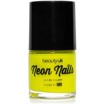 BeautyUK Beauty UK Neon Nail Polish - Yellow BeautyUK Beauty UK Neon Nail Polish - Yellow