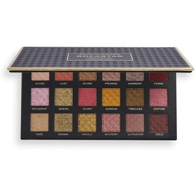 Revolution PRO Rockstar Øyeskyggepalett - Noir - 18g Revolution PRO Rockstar Øyeskyggepalett - Noir - 18g