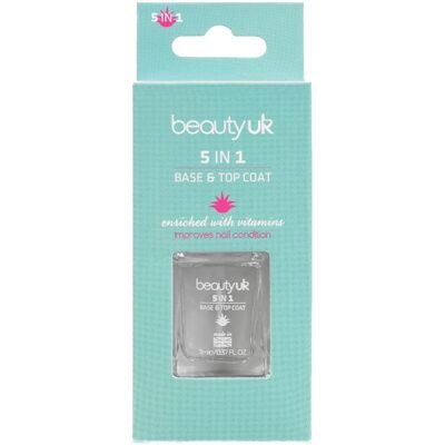 BeautyUK Beauty UK 5 In 1 Base & Top Coat BeautyUK Beauty UK 5 In 1 Base & Top Coat
