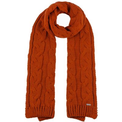 Britta Cable Knit Skjerf by McBURN rust Britta Cable Knit Skjerf by McBURN rust