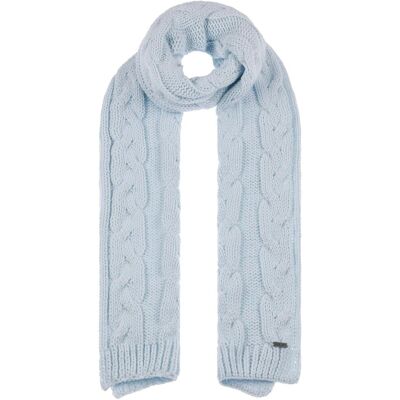 Britta Cable Knit Skjerf by McBURN lyseblå Britta Cable Knit Skjerf by McBURN lyseblå