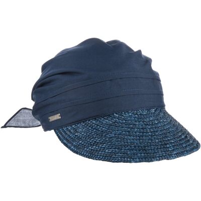 Ansali Stråbrem Cap by Seeberger mørkeblå One Size Ansali Stråbrem Cap by Seeberger mørkeblå One Size