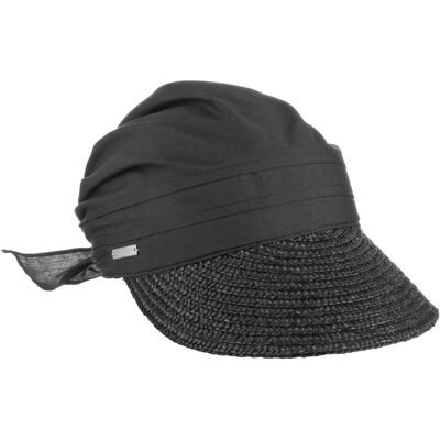 Ansali Stråbrem Cap by Seeberger svart One Size Ansali Stråbrem Cap by Seeberger svart One Size