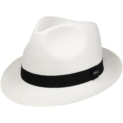 White City Trilby Hatt by Lipodo hvit M (56-57 cm) White City Trilby Hatt by Lipodo hvit M (56-57 cm)