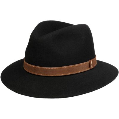 Nero Pack Away Hatt by Borsalino brun 61 cm Nero Pack Away Hatt by Borsalino brun 61 cm