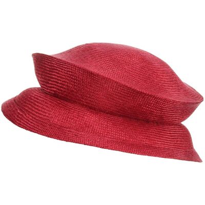 Sisal Chapeau Claque by Seeberger rød One Size Sisal Chapeau Claque by Seeberger rød One Size