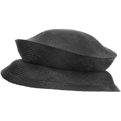 Sisal Chapeau Claque by Seeberger svart One Size Sisal Chapeau Claque by Seeberger svart One Size