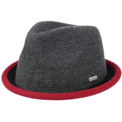 Boston Player-Hatt by Chillouts grå-bordeaux M (56-57 cm) Boston Player-Hatt by Chillouts grå-bordeaux M (56-57 cm)