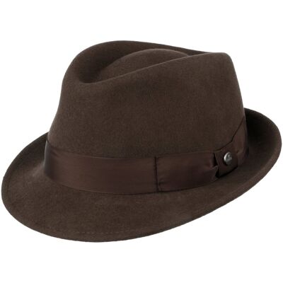 Classic Wool Trilby by Lierys brun L (58-59 cm) Classic Wool Trilby by Lierys brun L (58-59 cm)