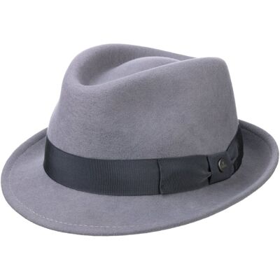 Classic Wool Trilby by Lierys grå M (56-57 cm) Classic Wool Trilby by Lierys grå M (56-57 cm)
