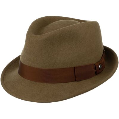 Classic Wool Trilby by Lierys olivengrønn S (54-55 cm) Classic Wool Trilby by Lierys olivengrønn S (54-55 cm)