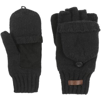 Haakon Boys Fingerless Hansker by Barts svart 4 HS Haakon Boys Fingerless Hansker by Barts svart 4 HS