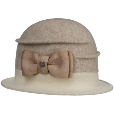 Oretka Hatt i Tovet Ull by Lierys beige One Size Oretka Hatt i Tovet Ull by Lierys beige One Size