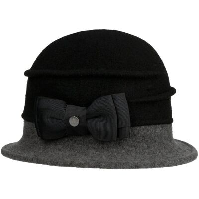 Oretka Hatt i Tovet Ull by Lierys svart One Size Oretka Hatt i Tovet Ull by Lierys svart One Size