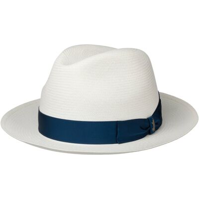 Black Trim Small Panama-Hatt by Borsalino naturblå 61 cm Black Trim Small Panama-Hatt by Borsalino naturblå 61 cm