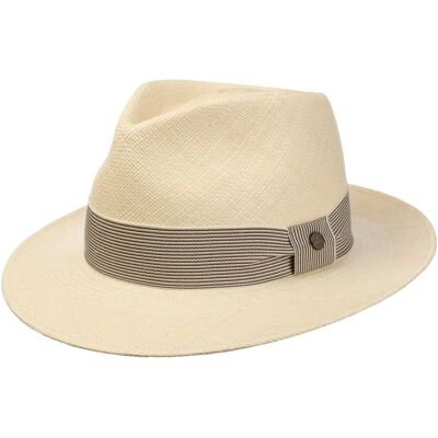 Jennes Fedora Panama-Hatt by Lierys natur M (57-58 cm) Jennes Fedora Panama-Hatt by Lierys natur M (57-58 cm)