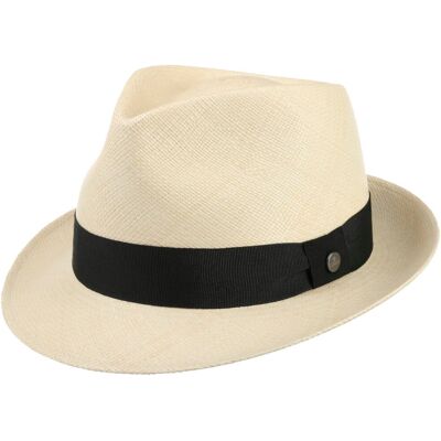 The Trilby Panama-Hatt by Lierys natur-svart S (55-56 cm) The Trilby Panama-Hatt by Lierys natur-svart S (55-56 cm)