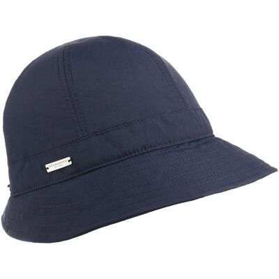 Uni Anti-Rain Cloche-Hatt by Seeberger mørkeblå One Size Uni Anti-Rain Cloche-Hatt by Seeberger mørkeblå One Size