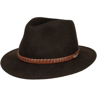 Casual Light Traveller Hatt i Ullfilt by Lierys brun 58 cm Casual Light Traveller Hatt i Ullfilt by Lierys brun 58 cm