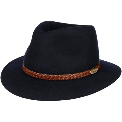 Casual Light Traveller Hatt i Ullfilt by Lierys mørkeblå 55 cm Casual Light Traveller Hatt i Ullfilt by Lierys mørkeblå 55 cm