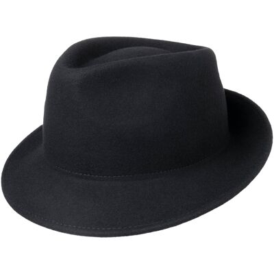 Uni Trilby Hatt i Ullfilt by Lipodo mørkeblå L (58-59 cm) Uni Trilby Hatt i Ullfilt by Lipodo mørkeblå L (58-59 cm)