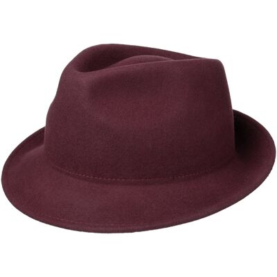 Uni Trilby Hatt i Ullfilt by Lipodo bordeaux XL (60-61 cm) Uni Trilby Hatt i Ullfilt by Lipodo bordeaux XL (60-61 cm)