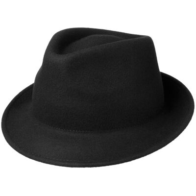 Uni Trilby Hatt i Ullfilt by Lipodo svart S (54-55 cm) Uni Trilby Hatt i Ullfilt by Lipodo svart S (54-55 cm)
