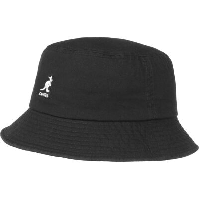 Washed Bucket Hat Fiskehatt by Kangol svart L (58-59 cm) Washed Bucket Hat Fiskehatt by Kangol svart L (58-59 cm)