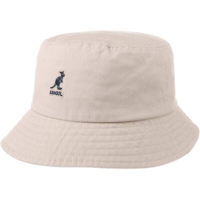 Washed Bucket Hat Fiskehatt by Kangol lys beige M (56-57 cm) Washed Bucket Hat Fiskehatt by Kangol lys beige M (56-57 cm)
