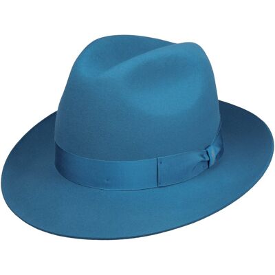 Marengo Hårfilt Bogart-Hatt by Borsalino lyseblå 56 cm Marengo Hårfilt Bogart-Hatt by Borsalino lyseblå 56 cm