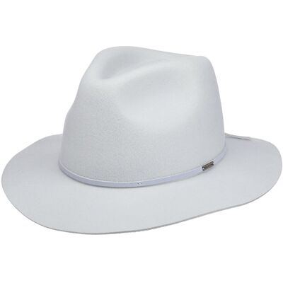 Wesley Hatt i Ullfilt by Brixton lyseblå S (55-56 cm) Wesley Hatt i Ullfilt by Brixton lyseblå S (55-56 cm)
