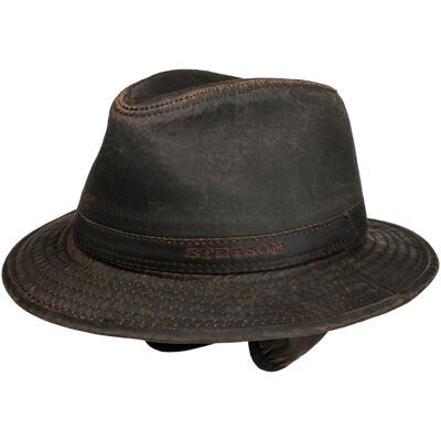 Berico Øreklaffer Traveller Hatt by Stetson brun XL (60-61 cm) Berico Øreklaffer Traveller Hatt by Stetson brun XL (60-61 cm)