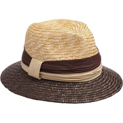 Karla Twotone Stråhatt by McBURN naturbrun One Size Karla Twotone Stråhatt by McBURN naturbrun One Size