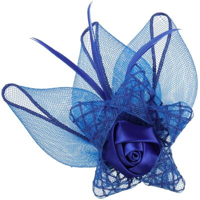 Roses Fascinator med Clip by McBURN blå One Size Roses Fascinator med Clip by McBURN blå One Size